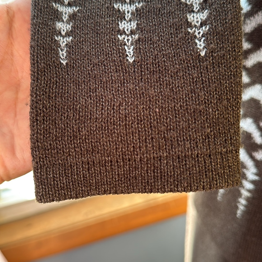 San Remo 2 piece slacks and zippered cardigan size S. Gray and light blue. - Picture 4 of 13